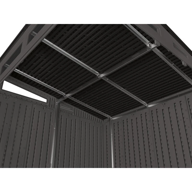 Modern 7ft 2.5in x 7ft 3.5in x 7ft 5.5in Resin Storage Shed
