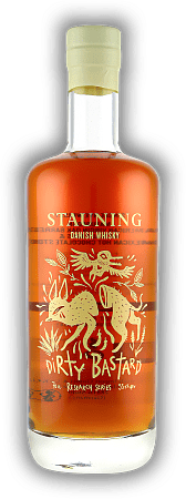 Stauning Dirty Bastard Rye Whisky Mezcal Cask & Stout Finsih 53,4% Stauning Dirty Bastard Rye Whisky Mezcal Cask & Stout Finsih 53,4%  0,7	 Liter - Vol 53,4%