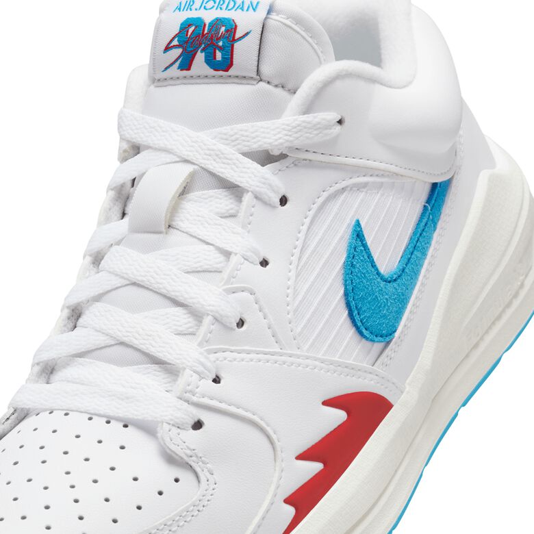 JORDAN Wmns Stadium 90 white/dk powder blue-sail-gym red