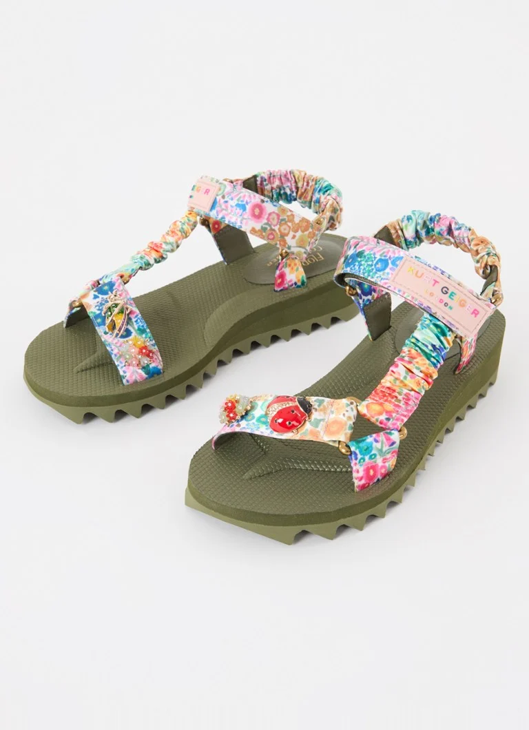 Sandale Kurt Geiger Orion cu imprimeu