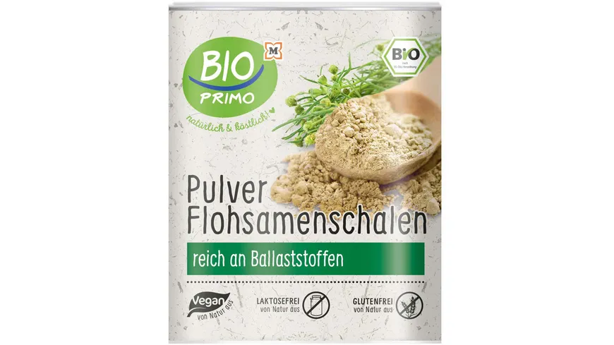 BIO PRIMO Bio Pulver Flohsamen Schalen 150 g