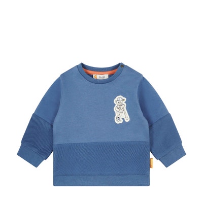 Sweatshirt, mittelblau für Jungs