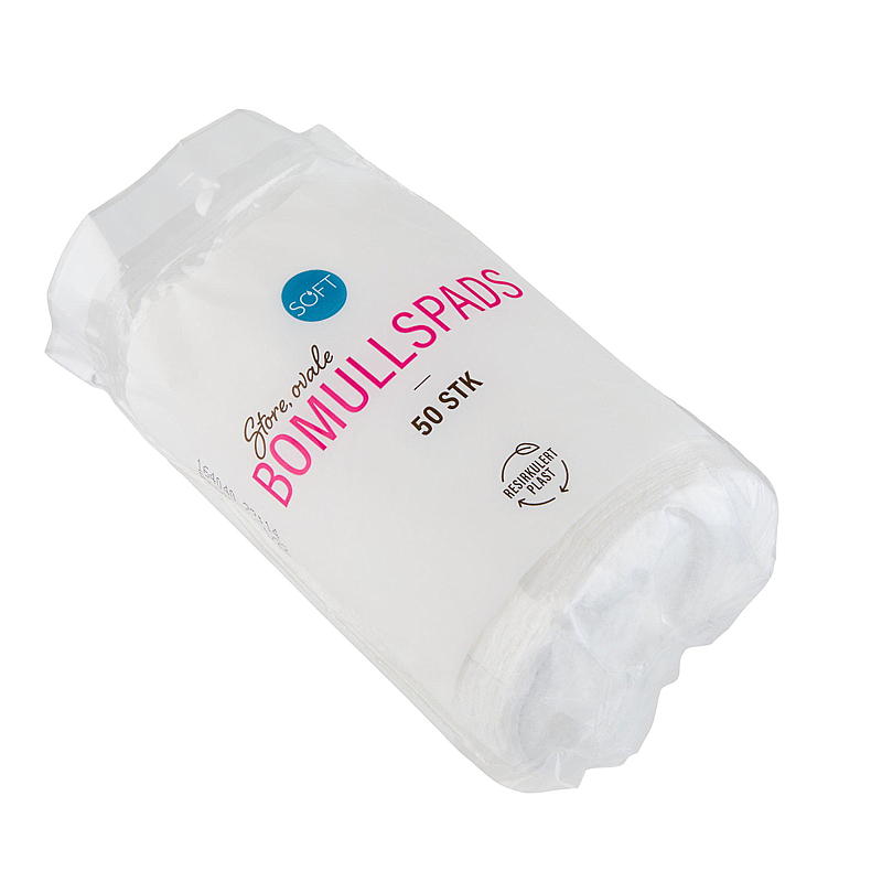 Soft Bomullspads 50 stk store pads