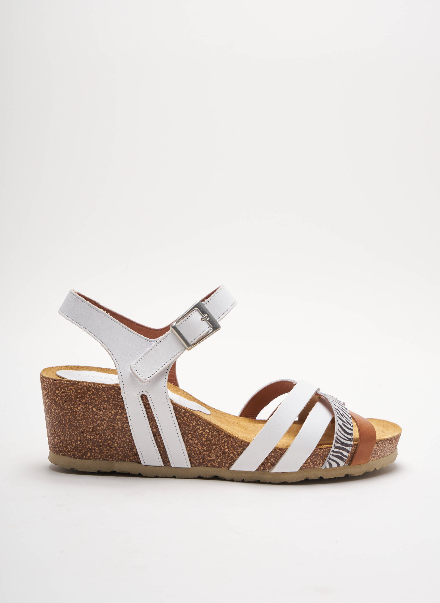Dorking Sandales Nu Pieds Femme couleur blanc