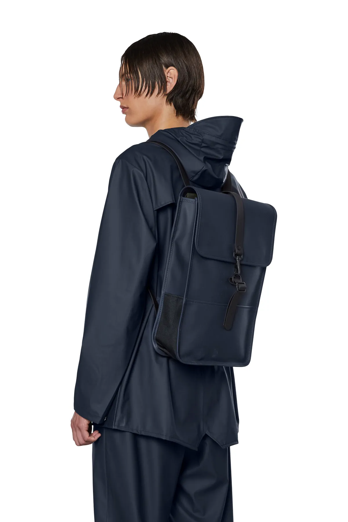 Rains  Rucksack - Dunkelblau - Unifarben