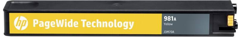 HP 981A Original Tintenpatrone J3M70A Gelb