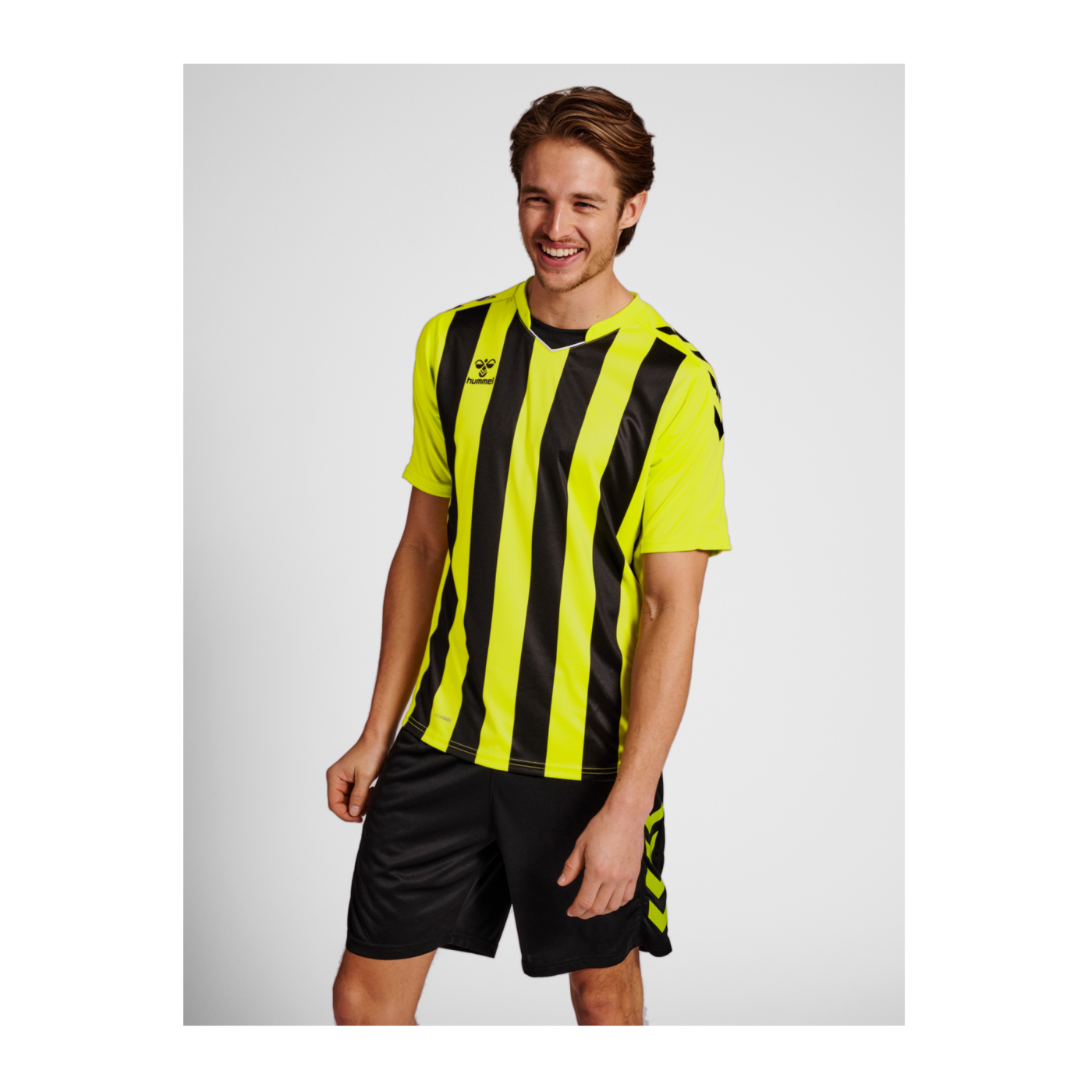 Hummel hmlCORE XK Striped Trikot Grün F5047