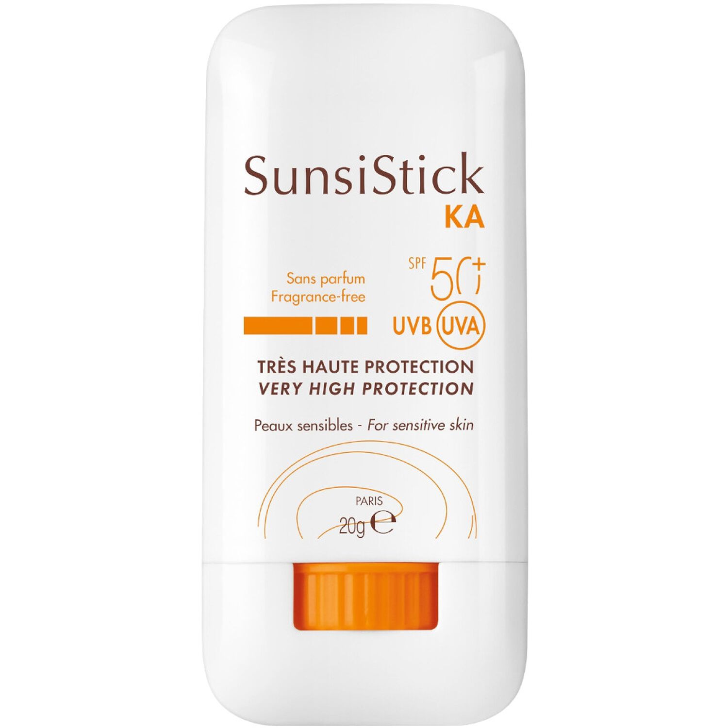 Eau Thermale Avène SunsiStick SPF50+ Protection Solaire Peaux Sensibles 20 g