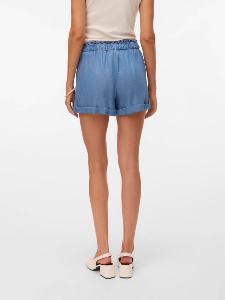 Vero Moda Shorts in Medium Blue Denim günstig kaufen