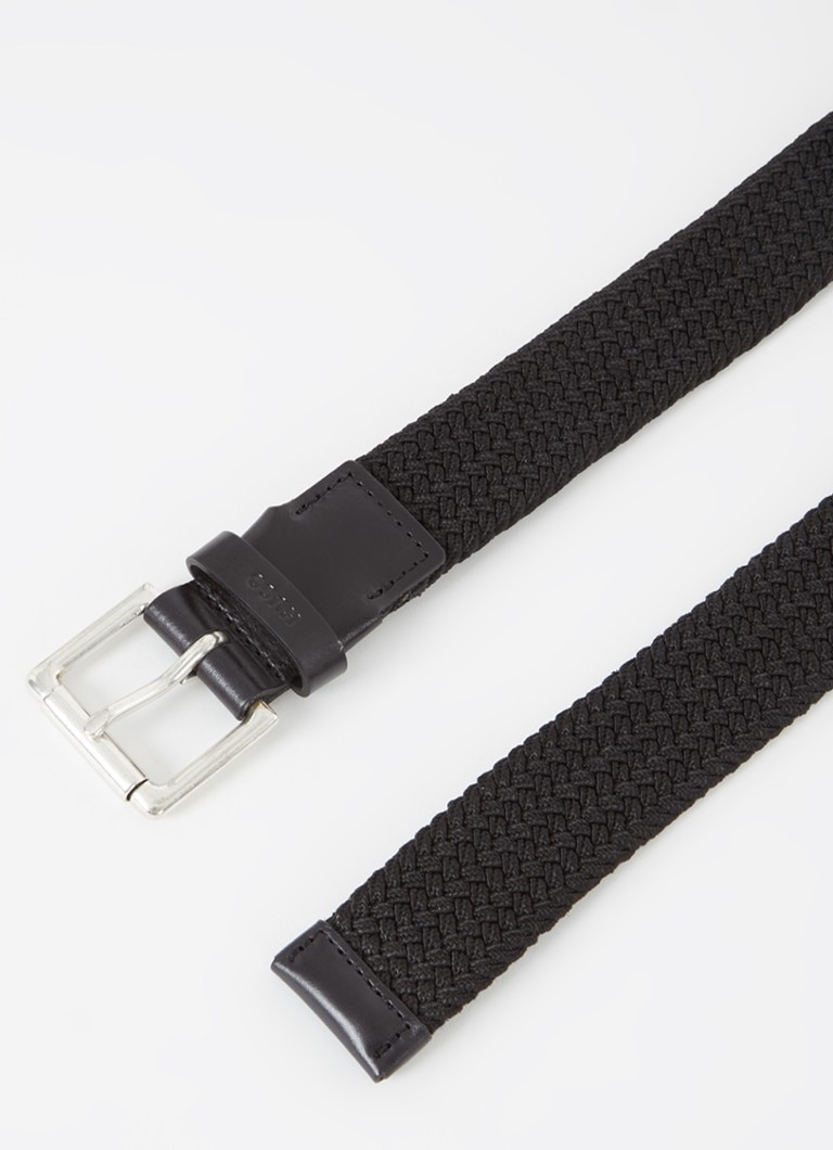 Ceinture tressée HUGO BOSS Gebbol avec détails en cuir