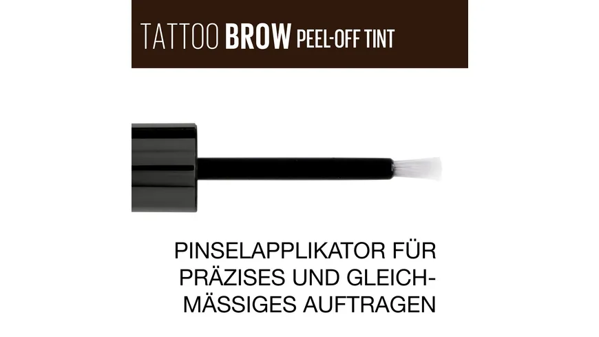 MAYBELLINE NEW YORK Augenbrauenstift Tattoo Brow Gel Tint 5 g 2 - Medium Brown