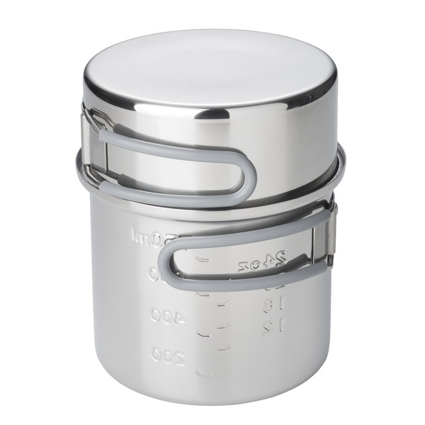 EDELSTAHL TOPF, 1L - Campinggeschirr