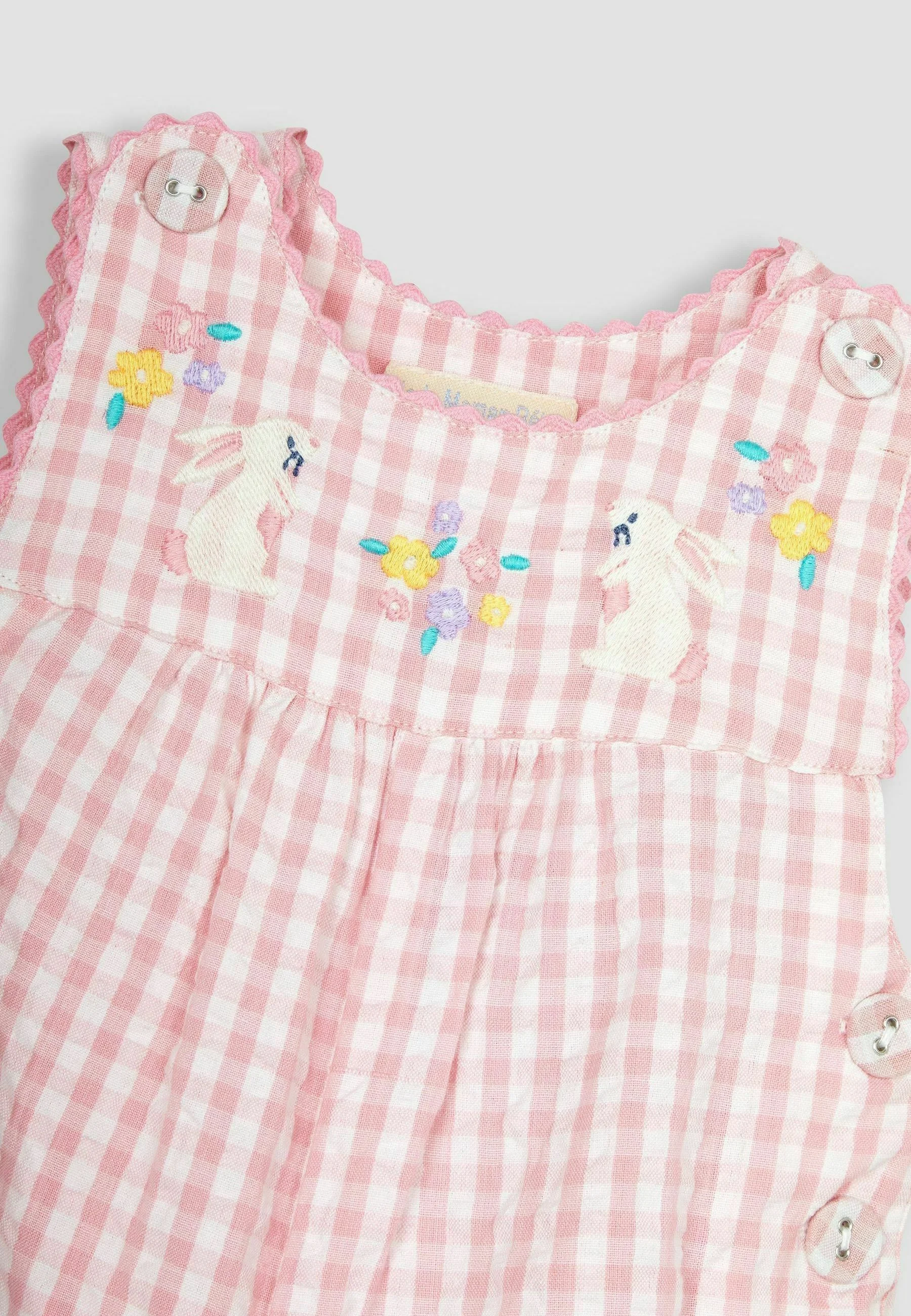 JoJo Maman Bébé APPLIQUÉ GINGHAM - REGULAR FIT - Peto