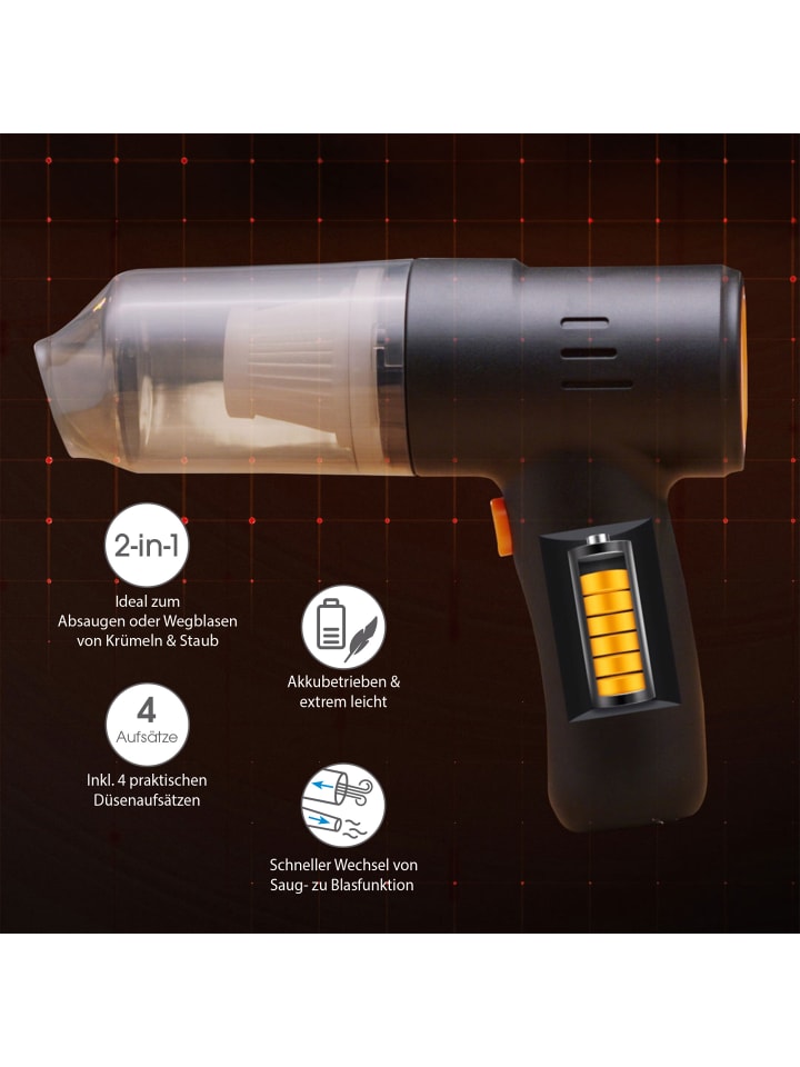 Livington Handstaubsauger PocketVac in Schwarz günstig kaufen onesize