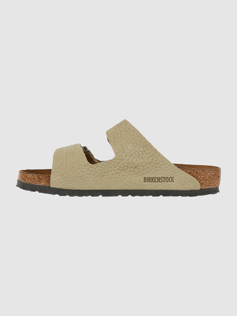 Sandalen aus Nubukleder Modell 'Arizona' in khaki