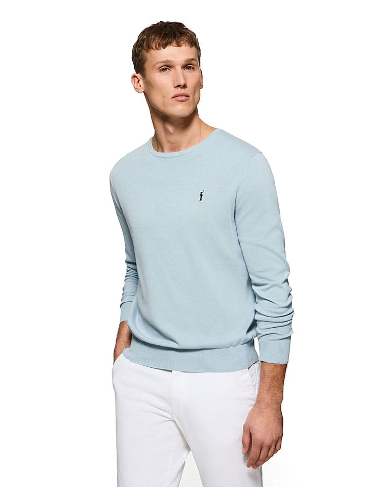 Polo Club Pullover in Hellblau günstig kaufen