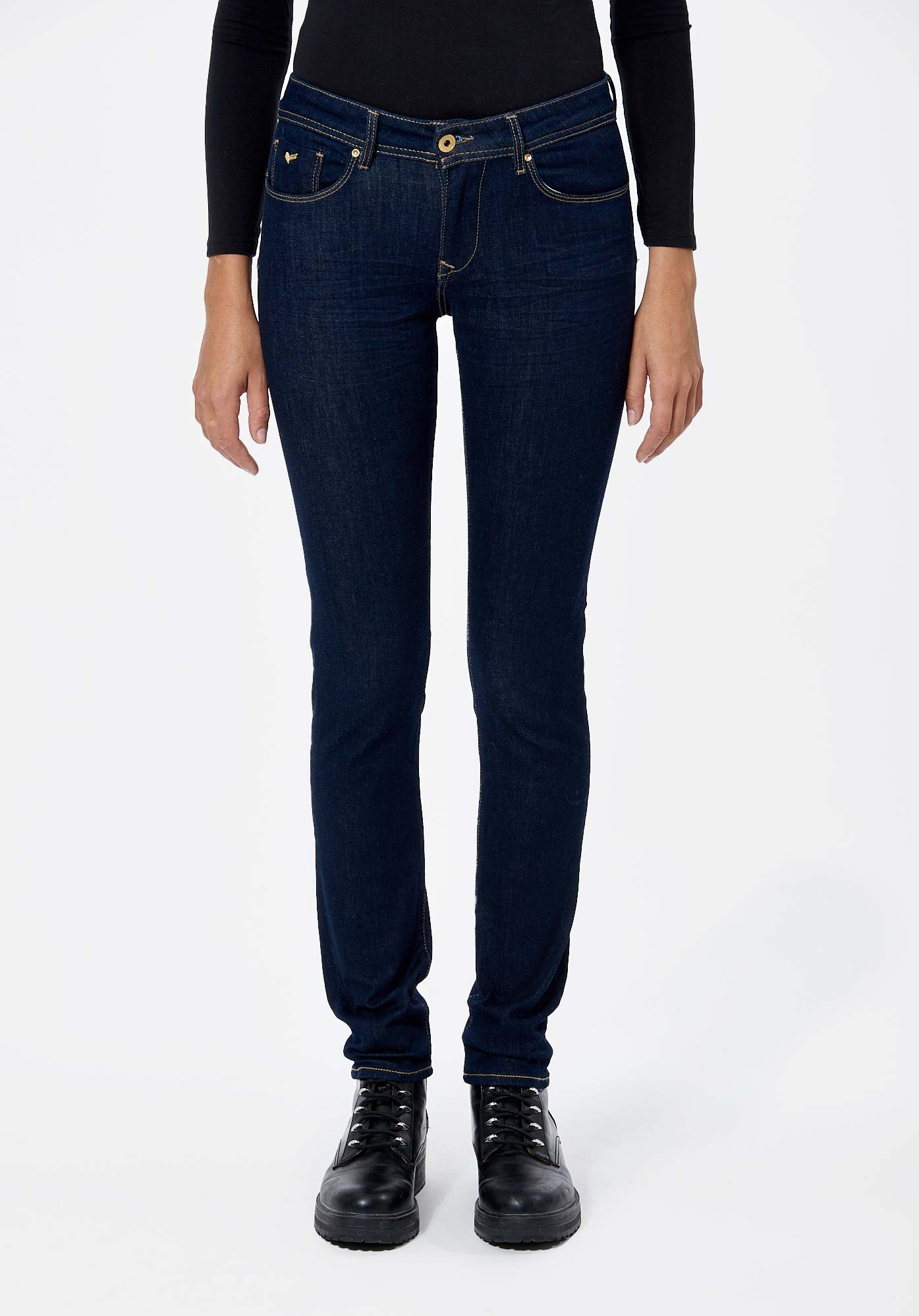 LOCKK  Jean brut slim Femme