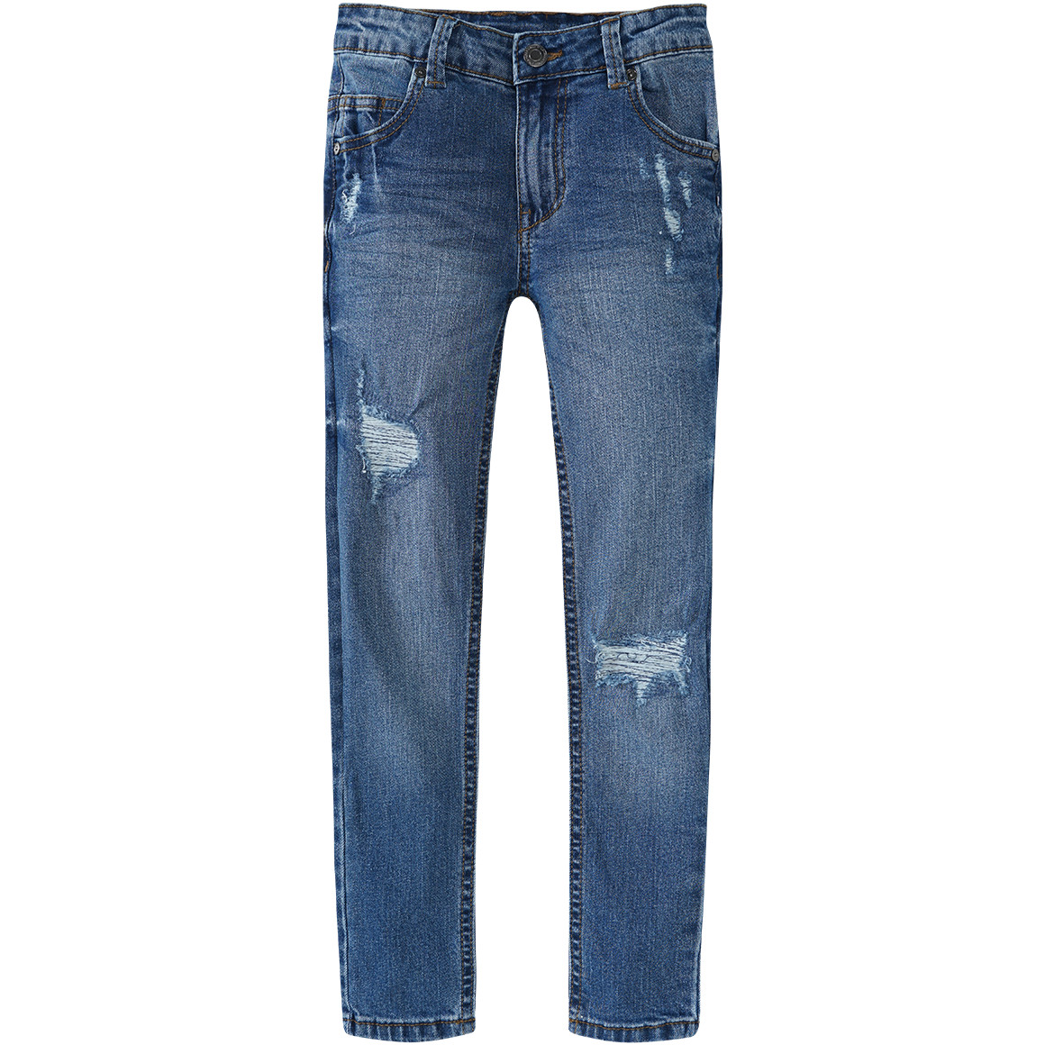 Jungen Slim-Jeans mit Destroyed-Elementen