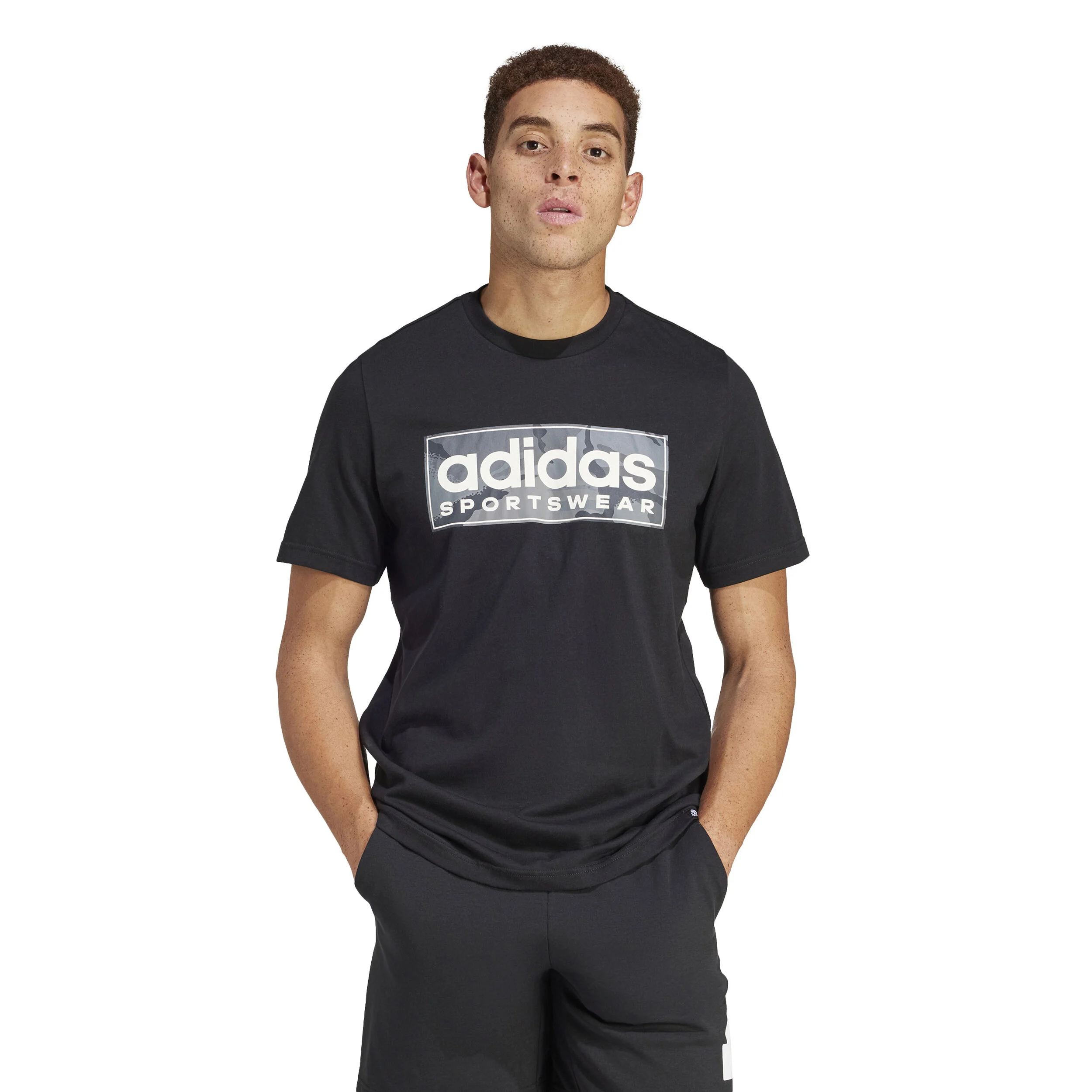 Camo Graphic 2 T-Shirt Herren - Schwarz, Grau