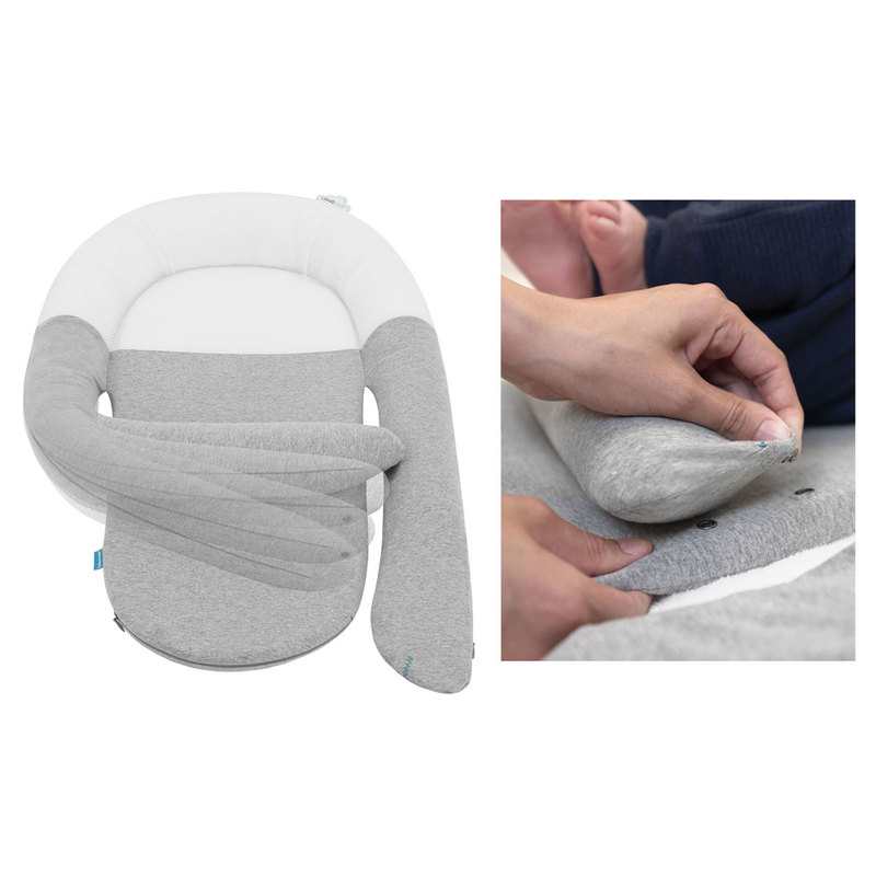 Coussin réducteur anti-coliques Cloudnest gris et blanc Babymoov