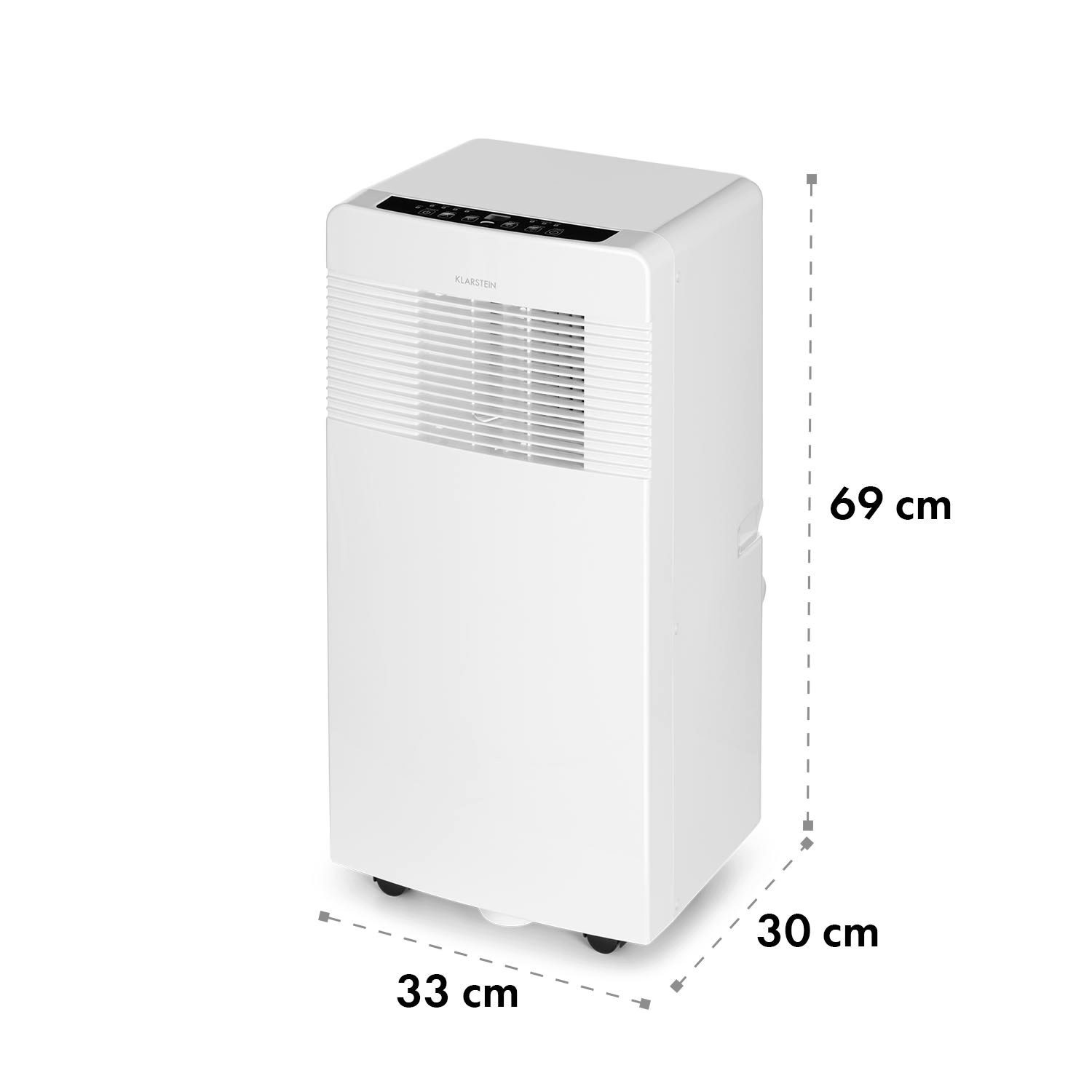 Klarstein Klimagerät Iceblock Ecosmart 7, Klimagerät mobil Air Conditioner Kühlgerät Luftkühler