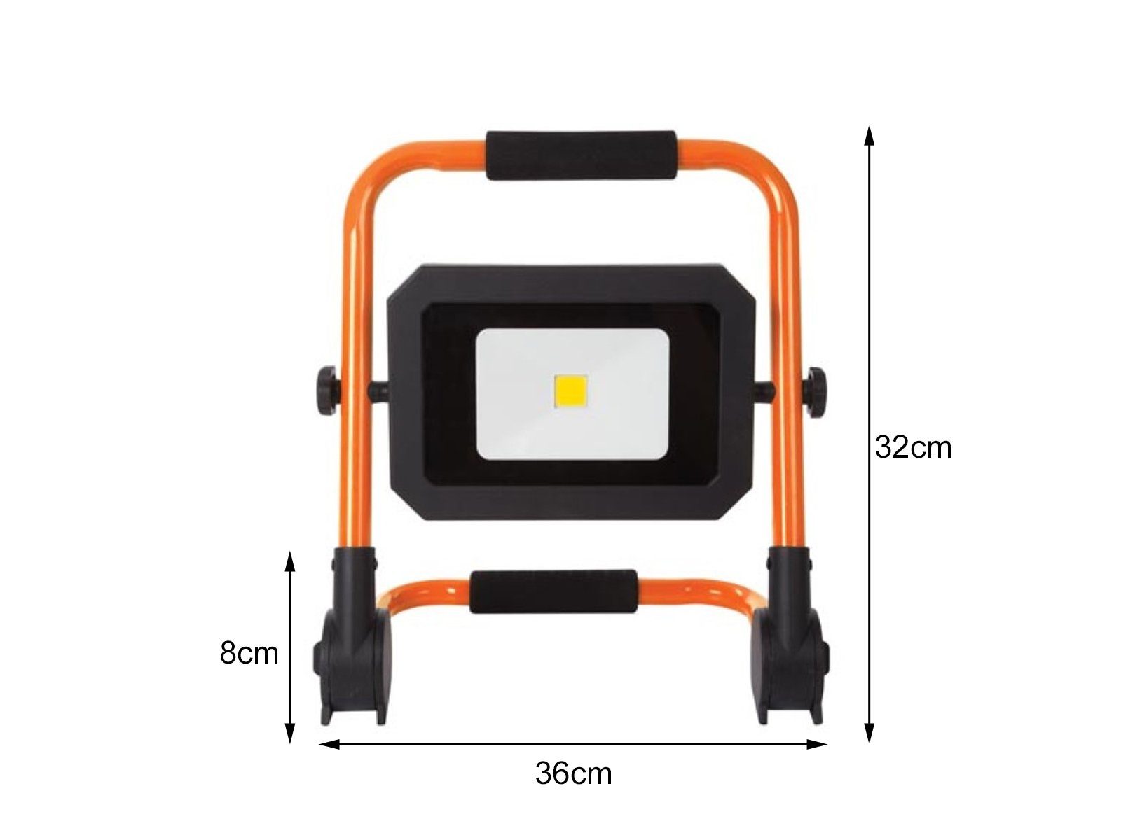 Setpoint Baustrahler, LED fest integriert, Neutralweiß, 2er SET LED Arbeits-Leuchten Werkstatt-Lampen Handlampen IP 65 30 Watt