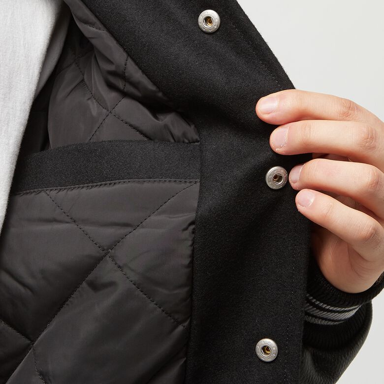 Pleasures x N.E.R.D. Varsity Jacket Black