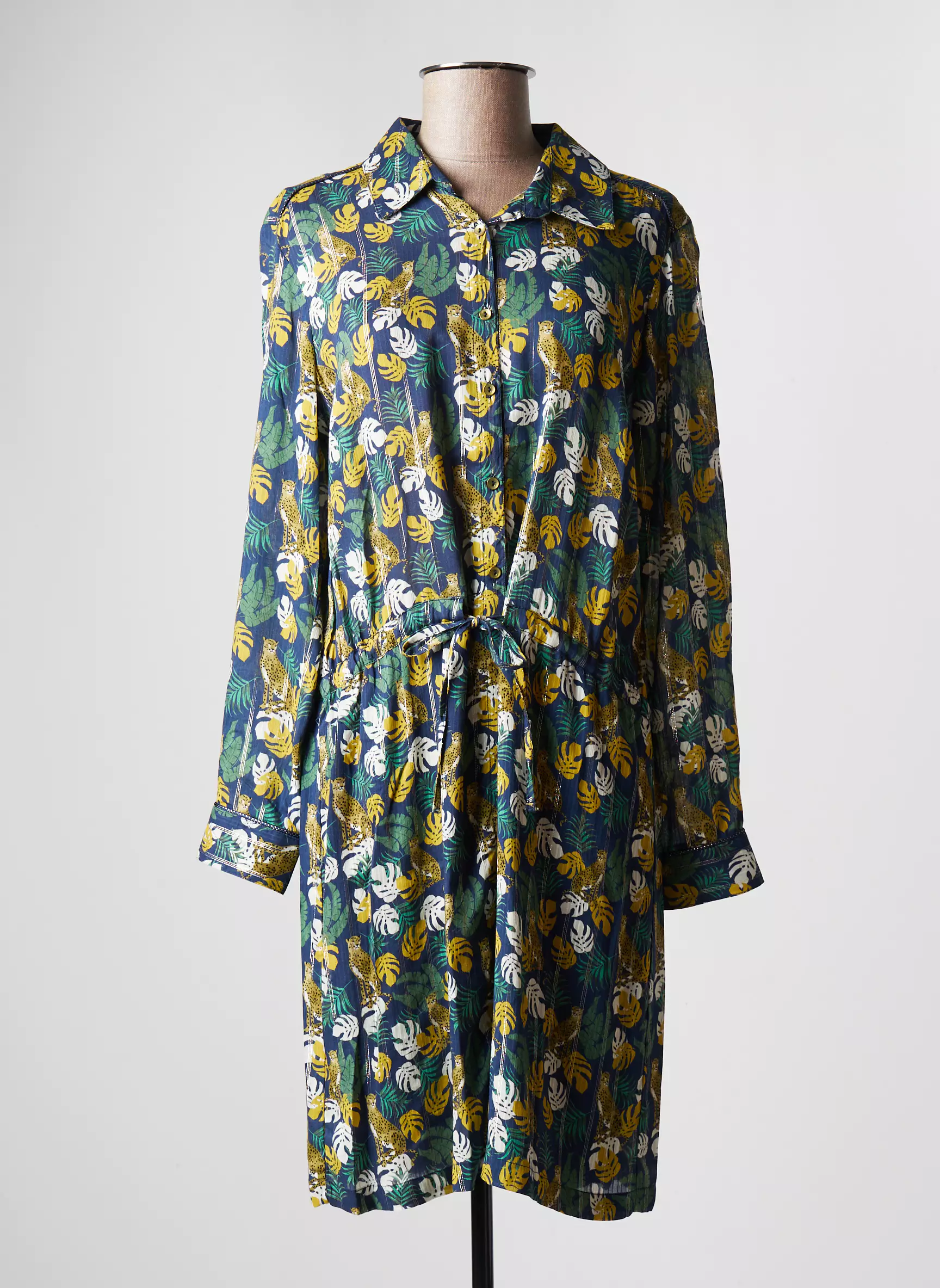 Julie Guerlande Robes Mi Longues Femme couleur bleu