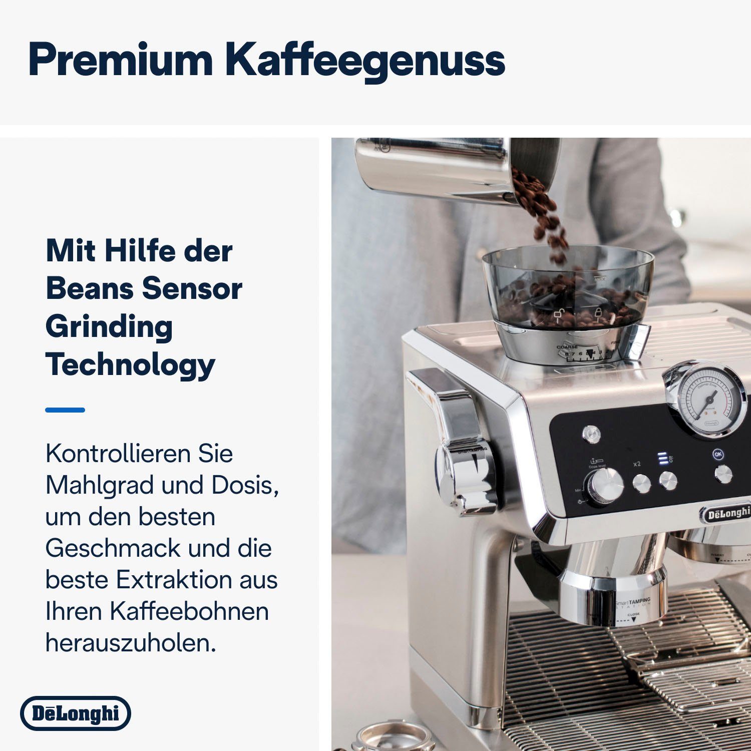 De'Longhi Espressomaschine La Specialista Prestigio EC9355.M, integriertes Mahlwerk, inkl. Selezione Espresso im Wert von UVP € 6,49