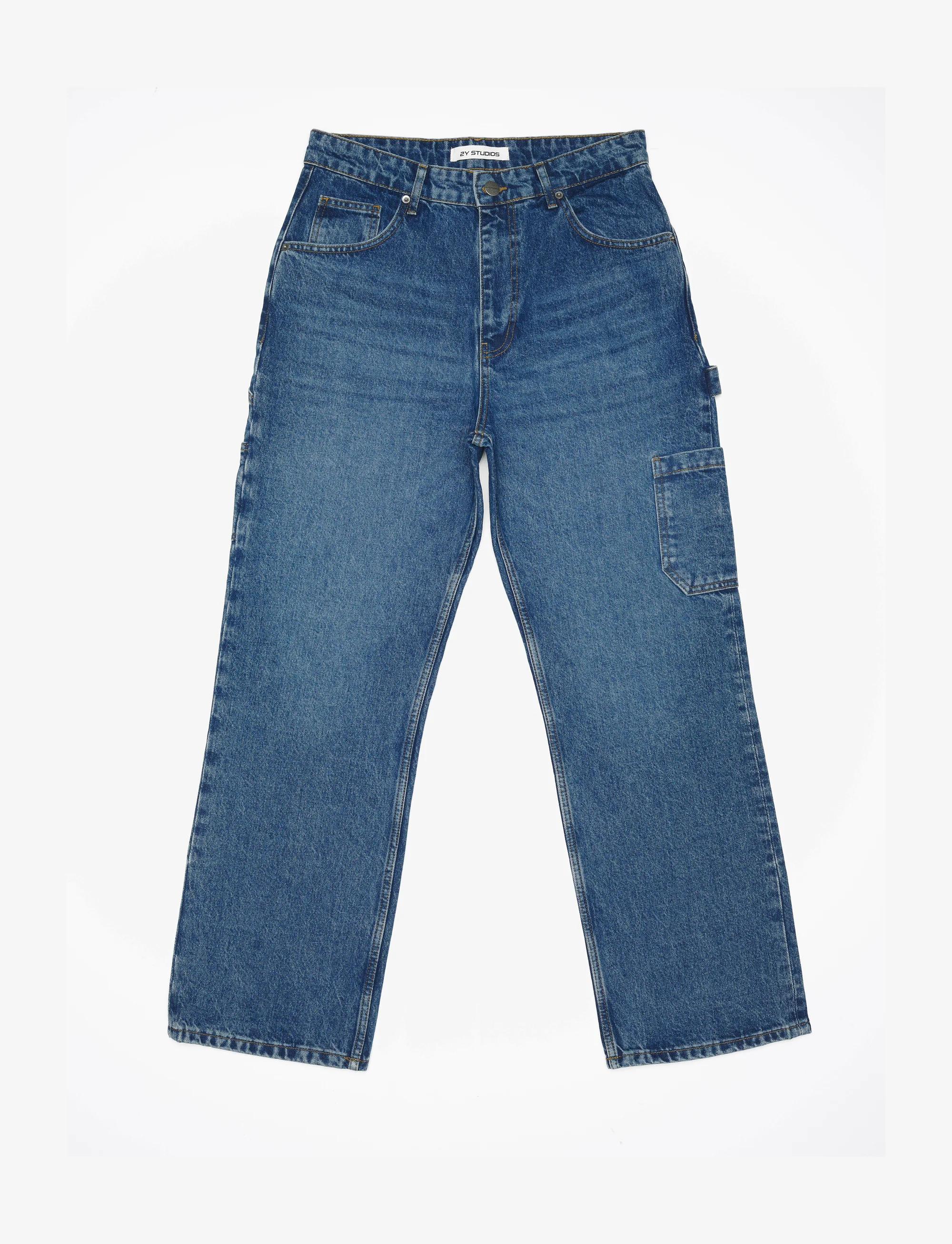 2Y Studios ELADAN WORKER BAGGY - Vaqueros holgados
