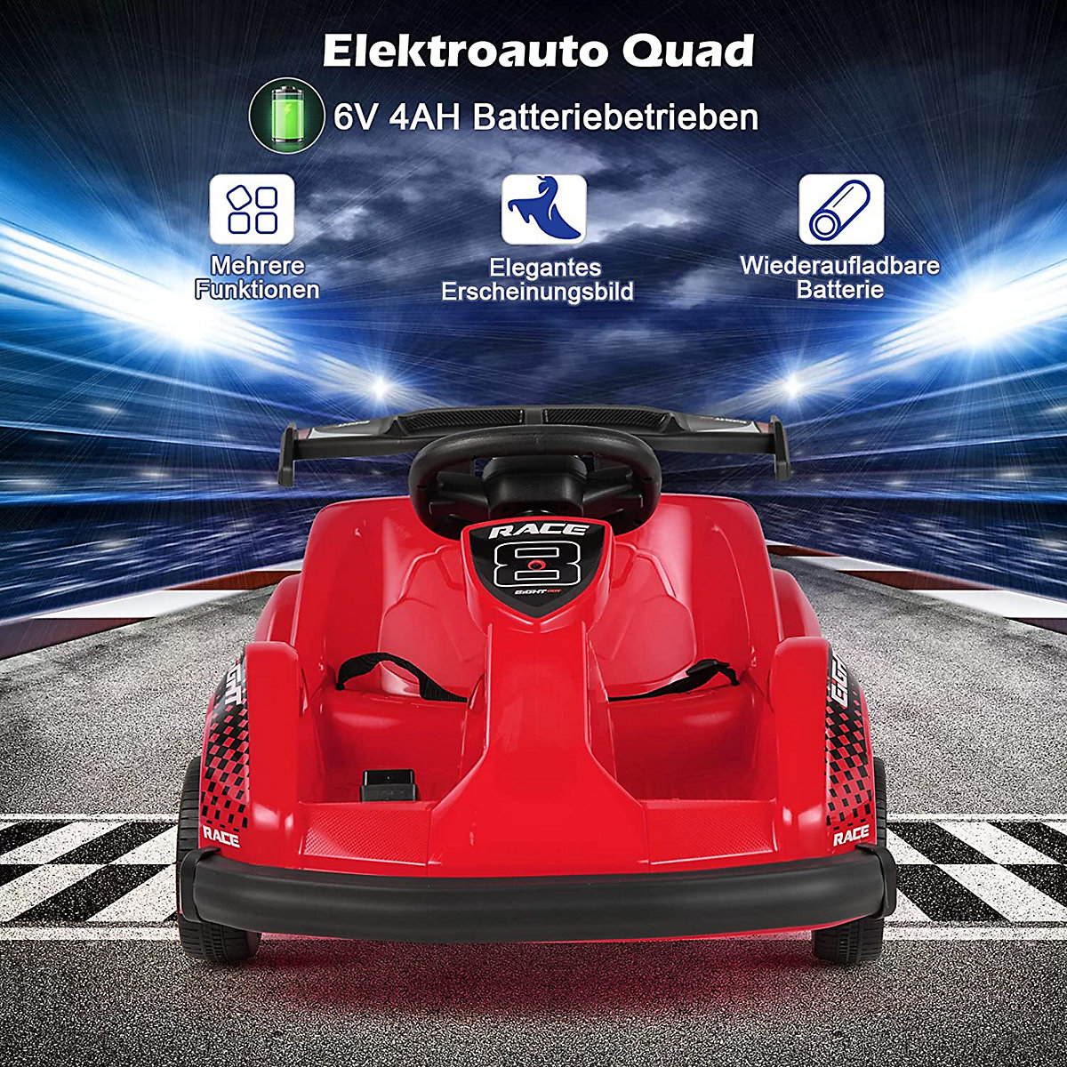 6V Elektro Gokart mit Musik & Fernbedienung Go-Kart