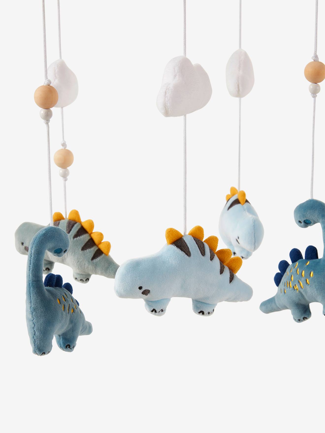 Vertbaudet Baby Musikmobile KLEINER DINO - blau