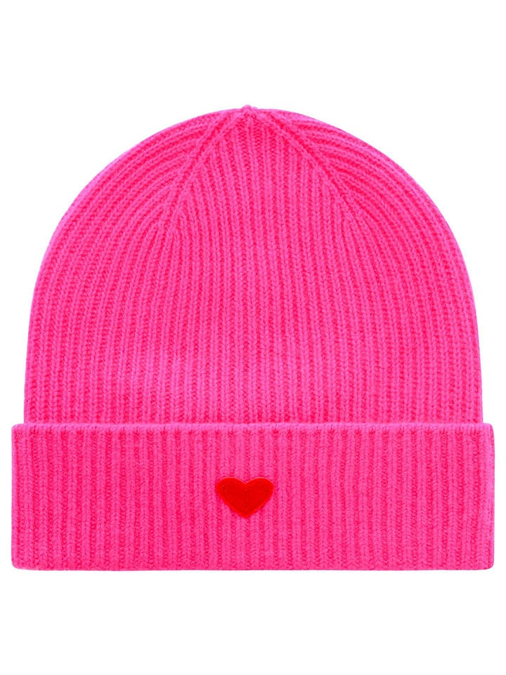 Zwillingsherz Kaschmir-Beanie in PInk günstig kaufen onesize