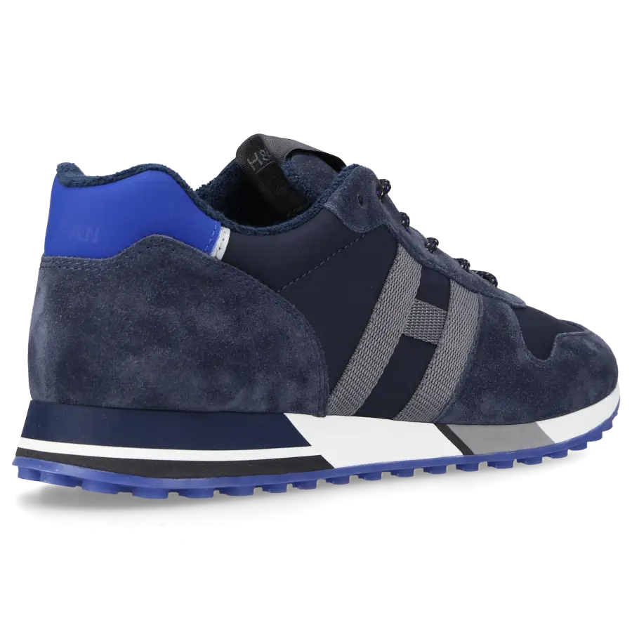 Hogan - Sneaker low H383 Veloursleder - blau