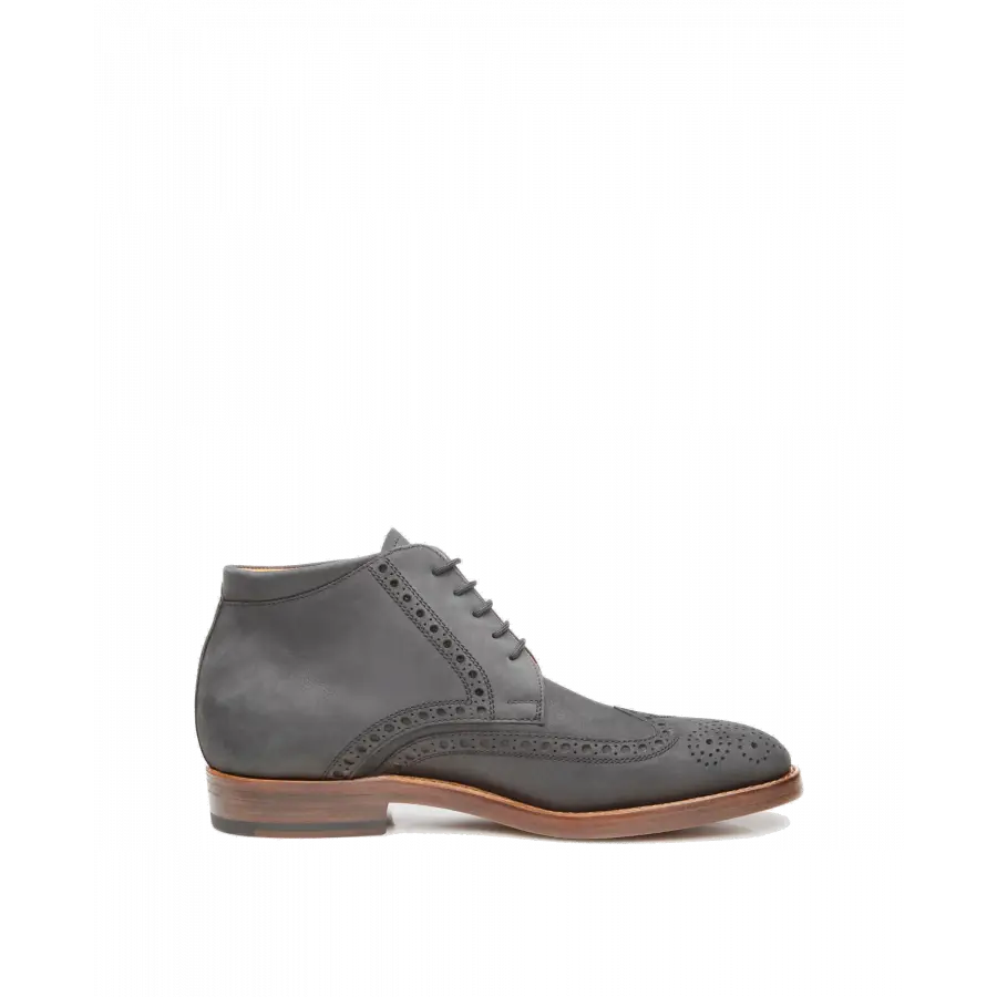 Heinrich Dinkelacker - Stiefeletten LUZERN FUL-BROGUE J Nubukleder - schwarz