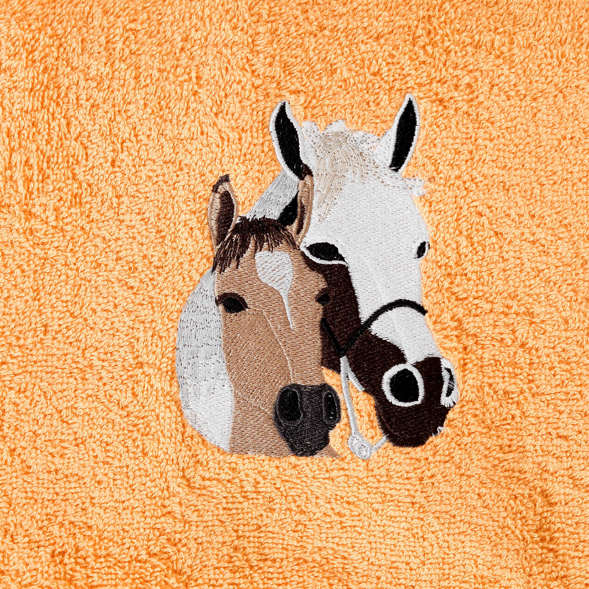 Éponges brodées chevaux Colombine