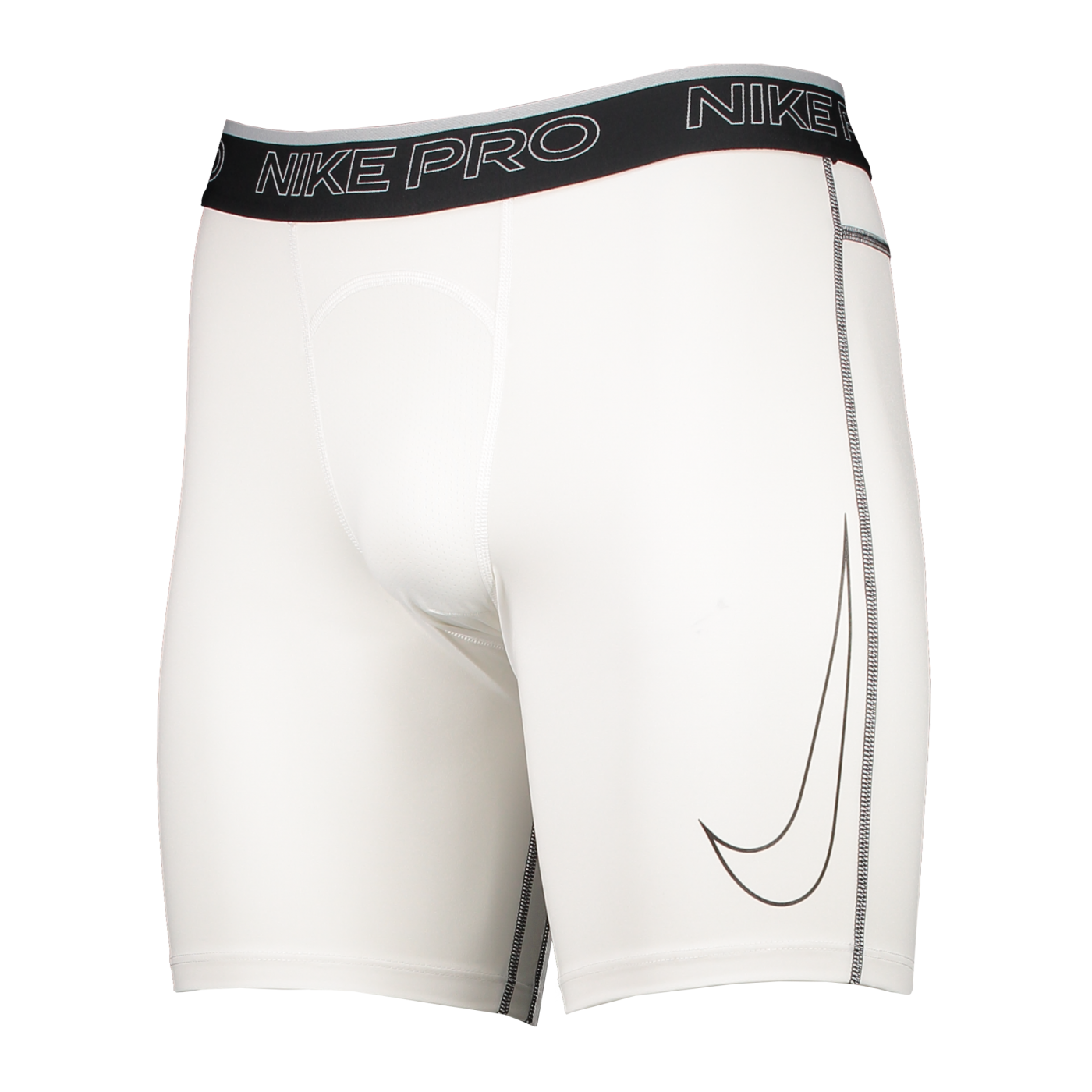 Nike Pro Short Weiss Schwarz F100