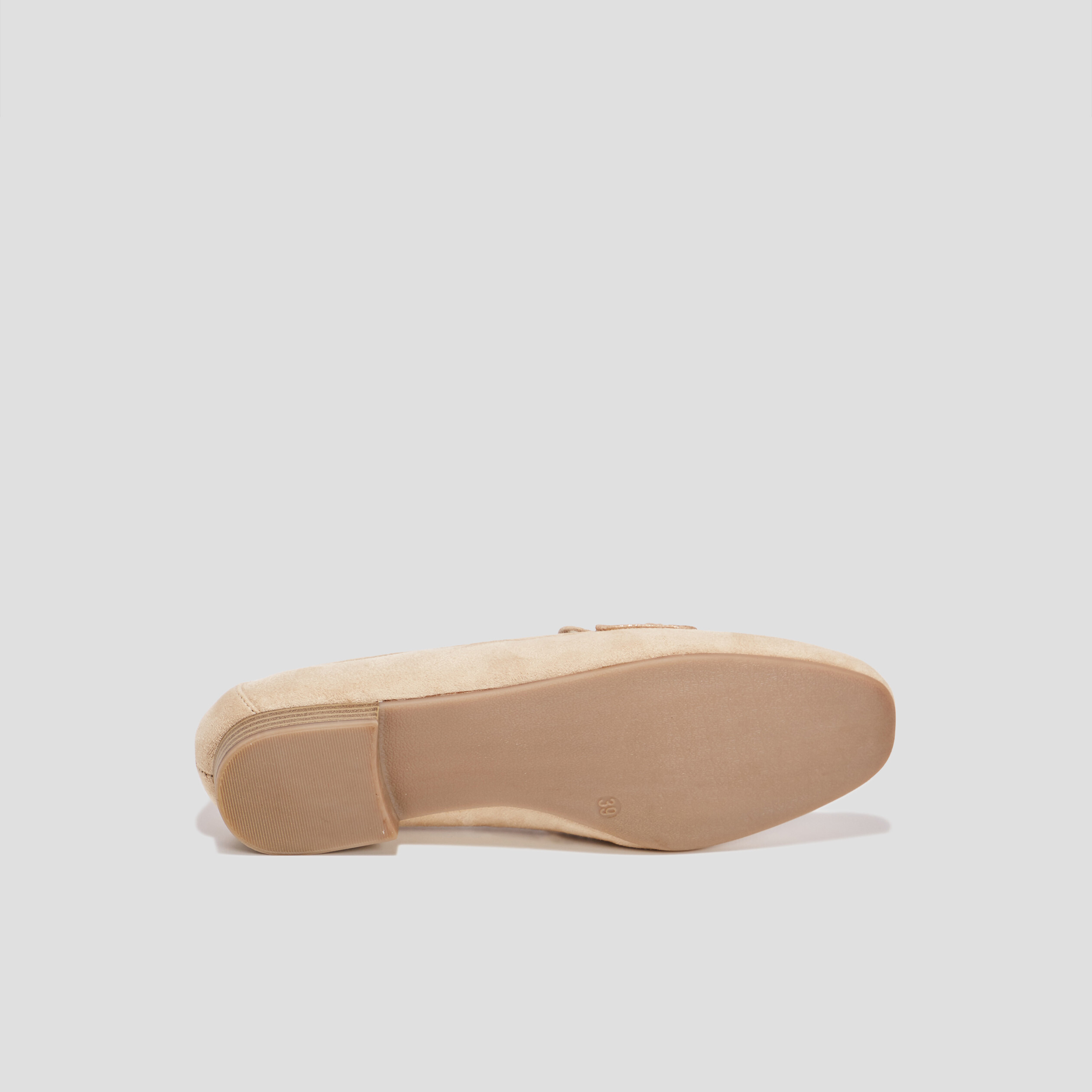 Mocassins plats suède jaune or femme | La Halle