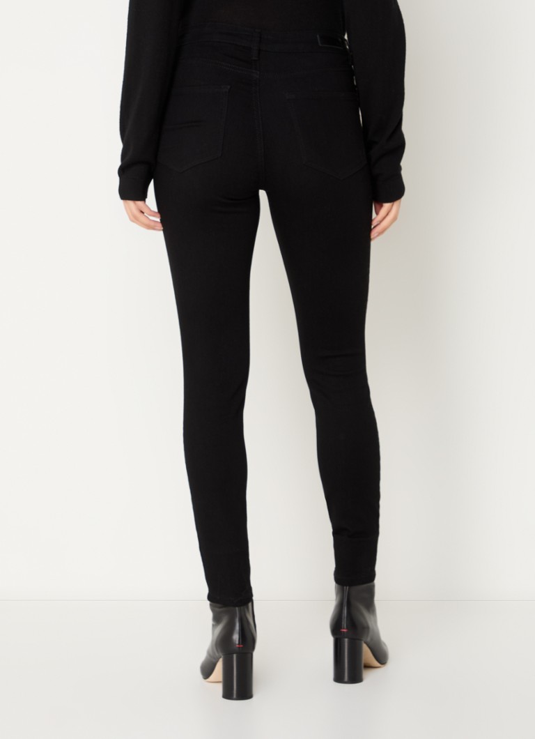 Calça jeans skinny de cintura alta OPUS Elma com lavagem colorida