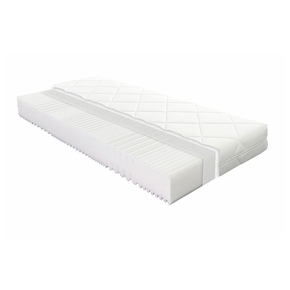 Kaltschaummatratze Vital, 18cm hohe Matratze mit 7 Zonen Kaltschaumkern, Matratzen Perfekt, 18 cm hoch, 7 Zonen Kaltschaumkern, widerstandsfähiger Doppeltuchbezug