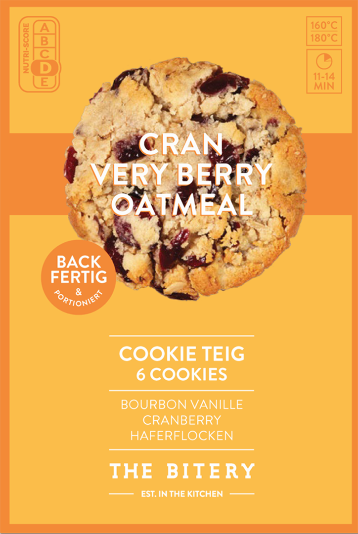 The Bitery Cran Very Berry Oatmeal Cookie