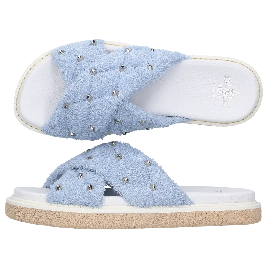 Truman's - Sandalen 9580 Frottee - blau