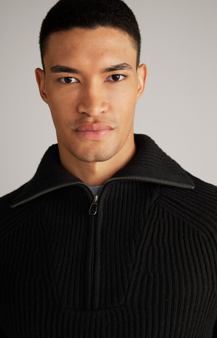 Wool-Mix-Pullover Brunor in Schwarz