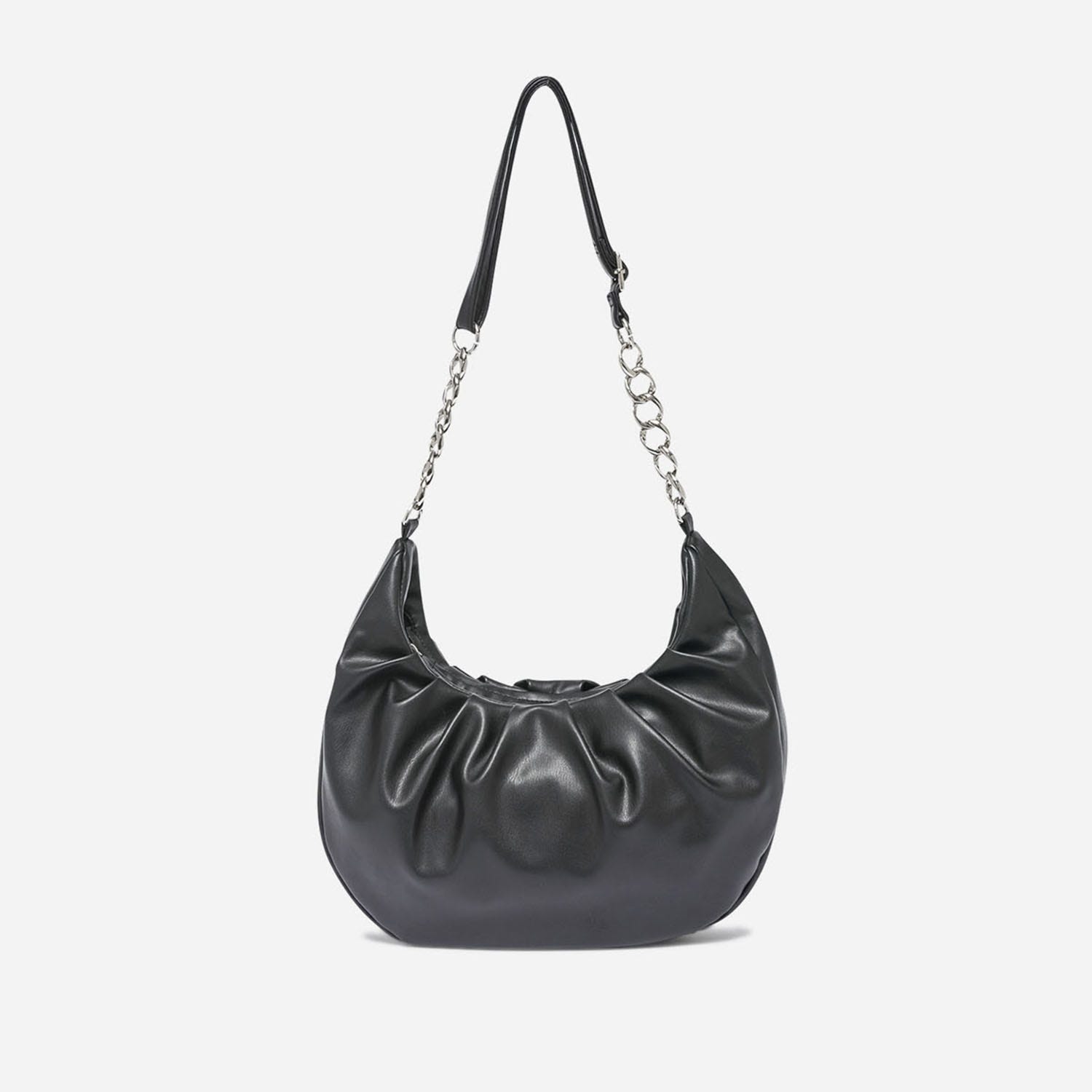 Sac à main TEXTO noir à bandoulière maxi chaîne