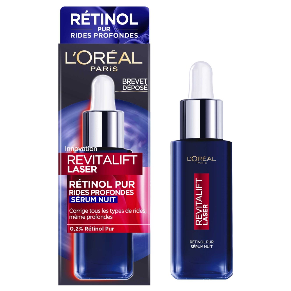 L'Oréal Paris L'Oréal Paris Revitalift Laser Sérum Nuit Rétinol Pur rides profondes 30ml Sérum nuit Rétinol Pur - Rides profondes
