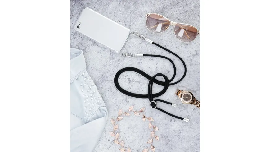 Cross-Body-Cover mit Umhängekordel für Samsung Galaxy S8, Transparent