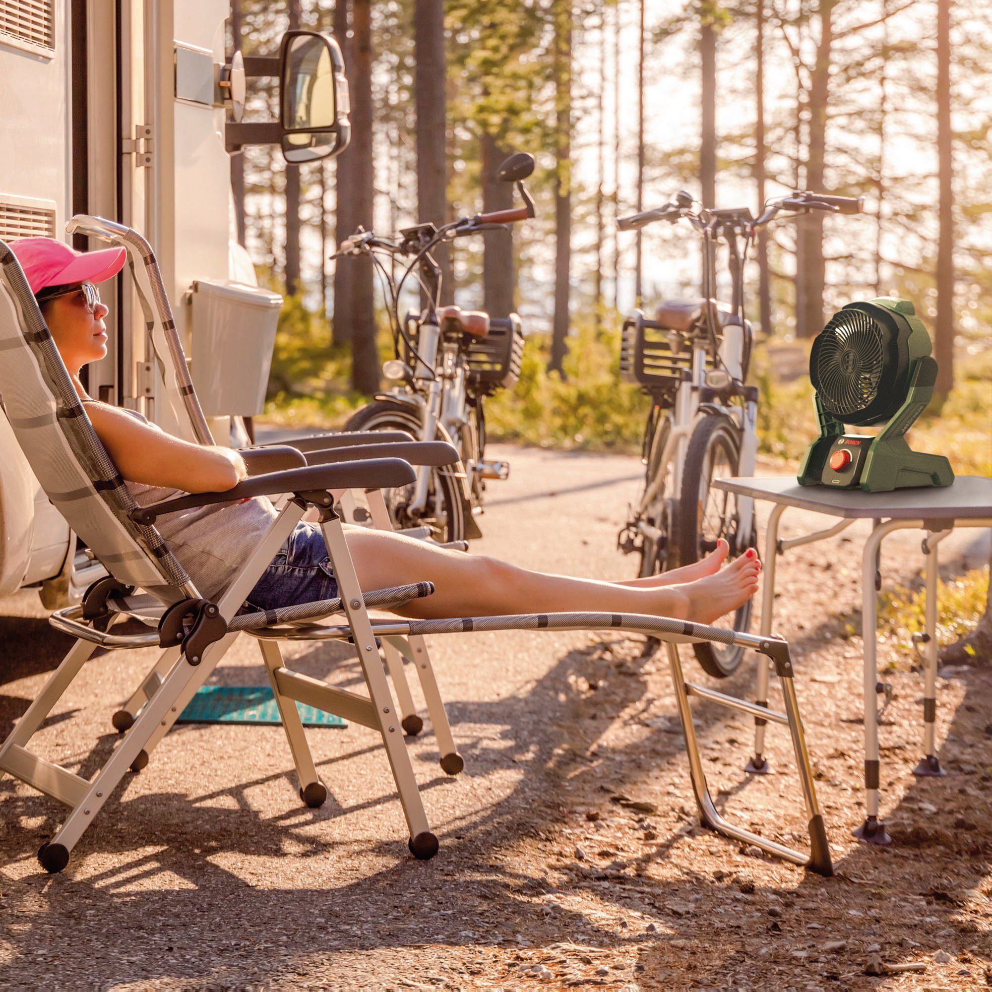 Bosch Home & Garden Tischventilator UniversalFan 18V-1000, leises Betriebsgeräusch, ohne Akku und Ladegerät