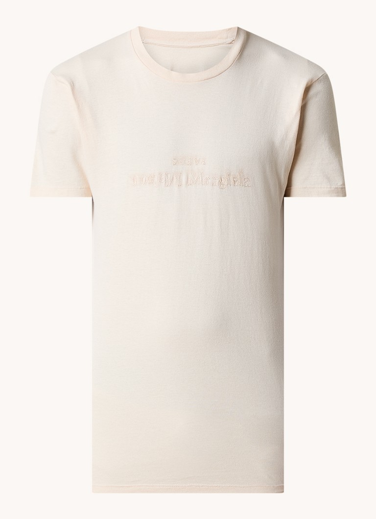 Maison Margiela T-krekls ar izšuvumu no logotipa