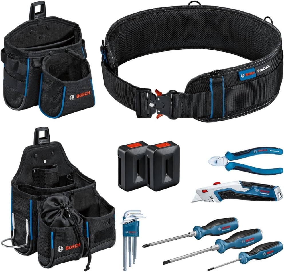 Bosch Blue Accessories 1600A02H5C Verktygsbälte och Handverktygssats Professionell