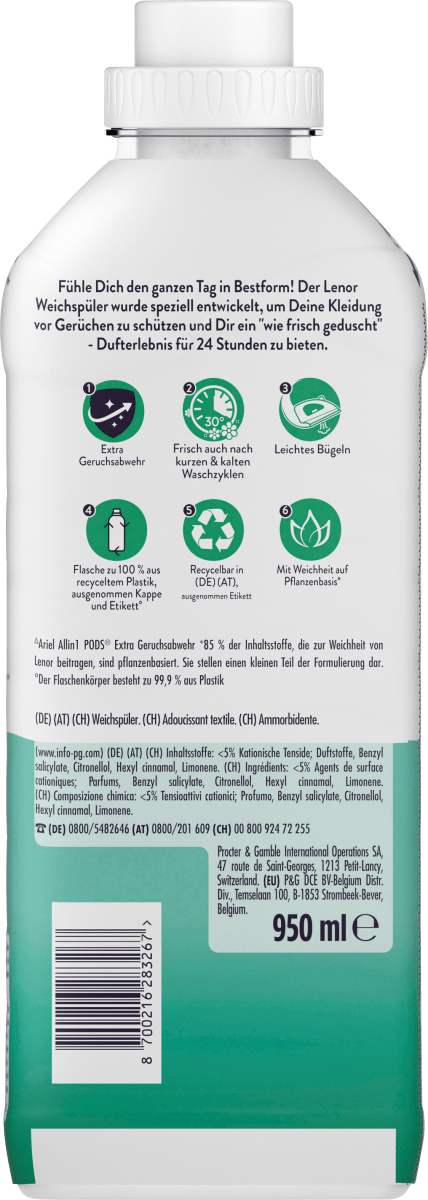 Weichspüler Freshness Guard 38 WL, 0,95 l